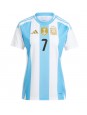 Billige Argentina Rodrigo De Paul #7 Hjemmedrakt Dame Copa America 2024 Kortermet